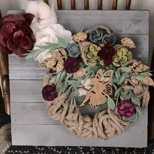 Handmade Rustic Fairy Wall Art